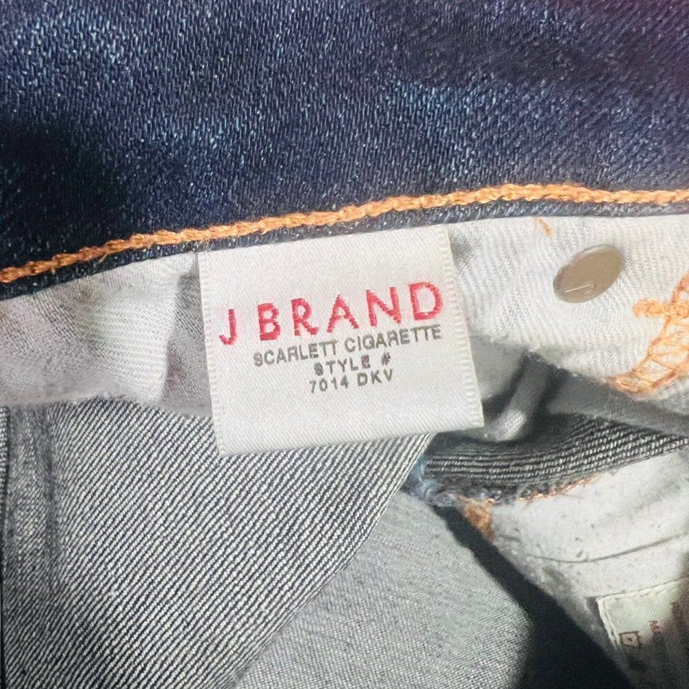 J Brand Scarlett Cigarette Dark Wash 7014 DKV Women's 28 - Picture 9 of 12